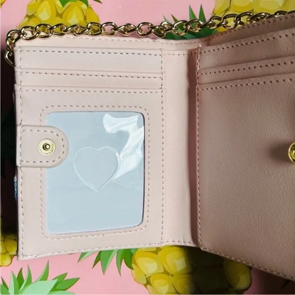 🆕 Betsey Johnson Gummy Bear Wallet With Card Holder Blush NWT🧸 - Picture 5 of 7